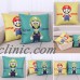18" Super Mario Bro Cushion Cover Throw Pillow Case Cotton Linen Sofa Home Decor   163152756855